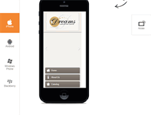 Tablet Screenshot of dreamsconventioncentre.com